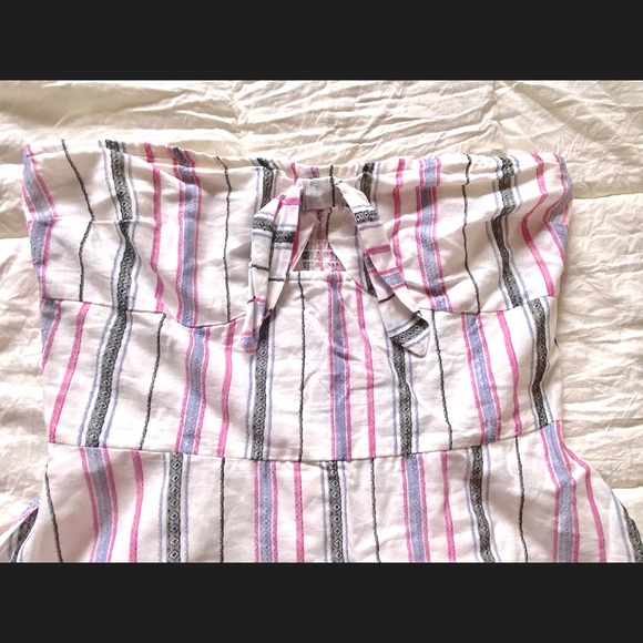 Love Fire Pattern/Striped Beach Dress Size Large - Picture 3 of 6